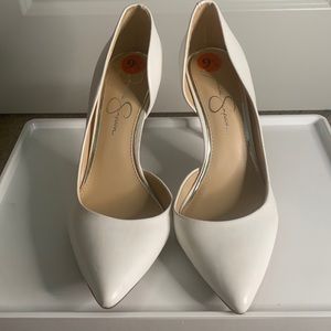 White Jessica Simpson Heel